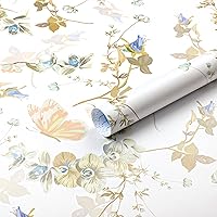 Vista 24 de Dimoon Papel tapiz de 197'' x 17.7'' Shiplap Engrosado Blanco Gris Madera Despegar y Pegar Papel tapiz Gris Blanco Madera Papel de Contacto Blanco