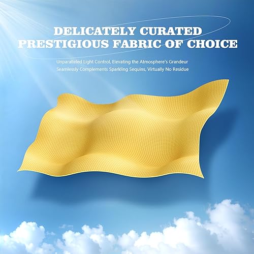 Miniatura 4 de Telón de fondo redondo dorado de 6.5 pies, cortina de fondo de lentejuelas para arco de fondo de fotos, para bodas, fiestas, baby shower, despedida