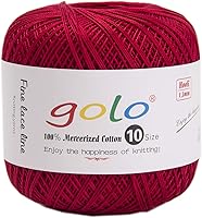 Vista 151 de golo 24 bolas hilo de ganchillo tamaño 10 hilo para tejer a mano hilo de ganchillo 10-24-1