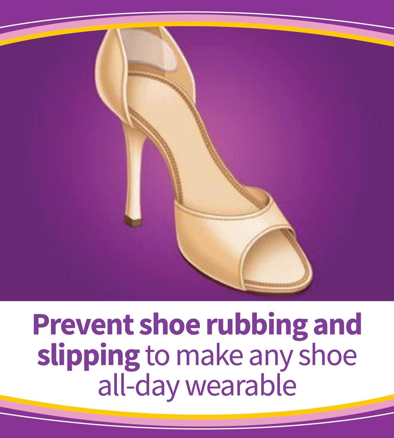 Dr. Scholl’s Stylish Step Gel Heel Liners, 1 Pair - One size fits all : Health & Household