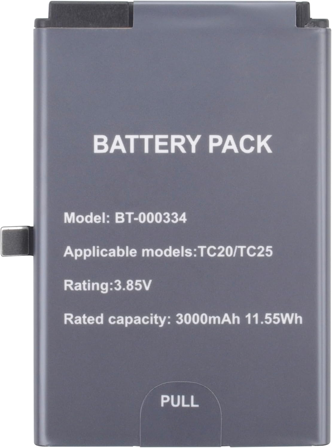 BT-000334 Battery for Zebra TC20 TC25 BT-000334 BT-000334-01 Barcode Scanner Industrial Mobile Data Terminal Battery Replacement 3.85V 2900MAH/11.17WH