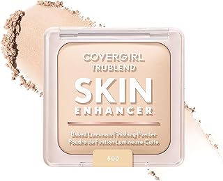 COVERGIRL TruBlend Skin Enhancer Baked Luminous Finishing Face Powder, with Hyaluronic Acid and White Rose Extract, Sheer Price In India