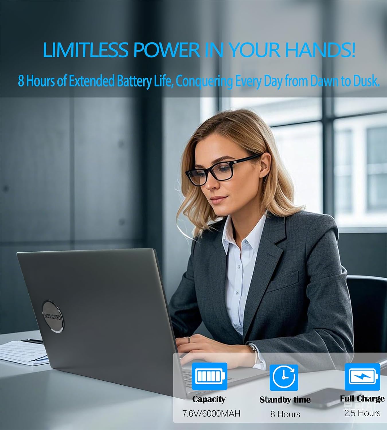 17.3'' FHD Business Laptop, Celeron Quad-Core Processor (Up to 2.9GHz), 8GB RAM 512GB SSD, Windows 11, DVD Drive,Type-C, Wi-Fi, USB3.0, Long Battery Life for Office/Student/Home Use