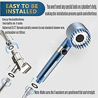 Vista 7 de Shower Head with Handheld,Filtered Shower Heads High Pressure, High Flow Even with Low Water Pressure-Hand Held Showerhead Set, Filtered Showerhead