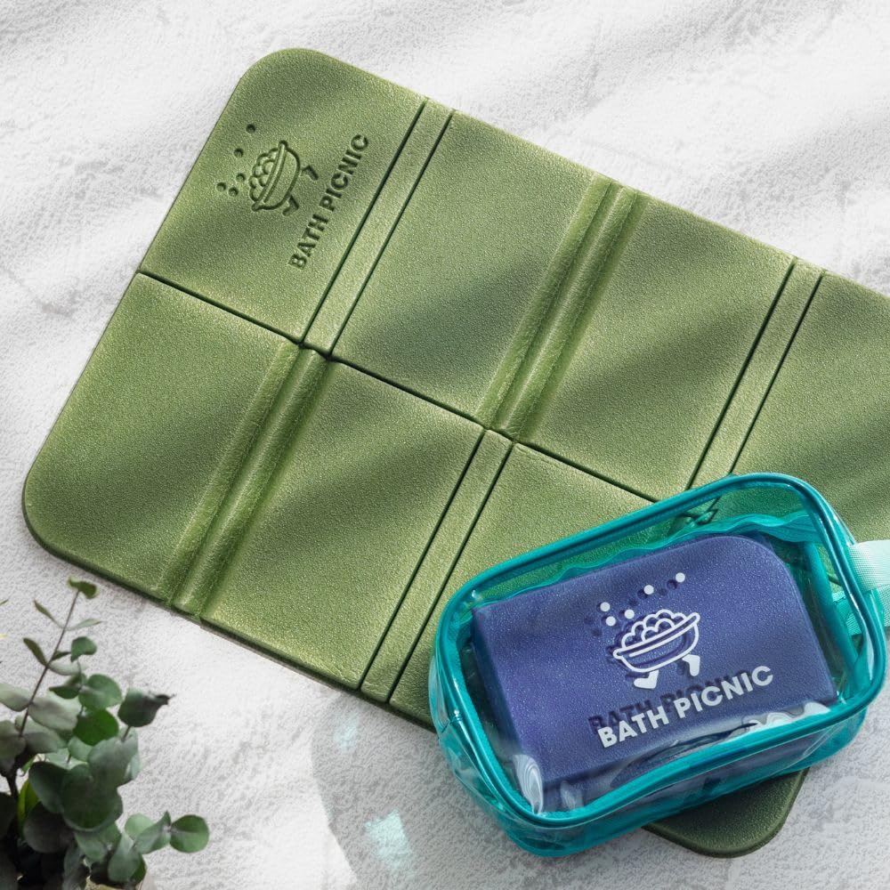 Amazon.co.jp: 【バスピクニック】防水ポーチ付きサウナマット