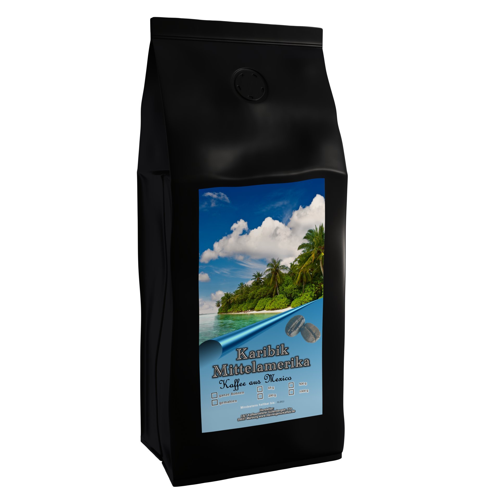 Coffee Speciality from Central America - Mexico, The Aztec Empire (1000 gr. Whole Bean) - Country Coffee - Top Coffee - Low in Acidity and Healthy, Gentle and Freshly Roasted