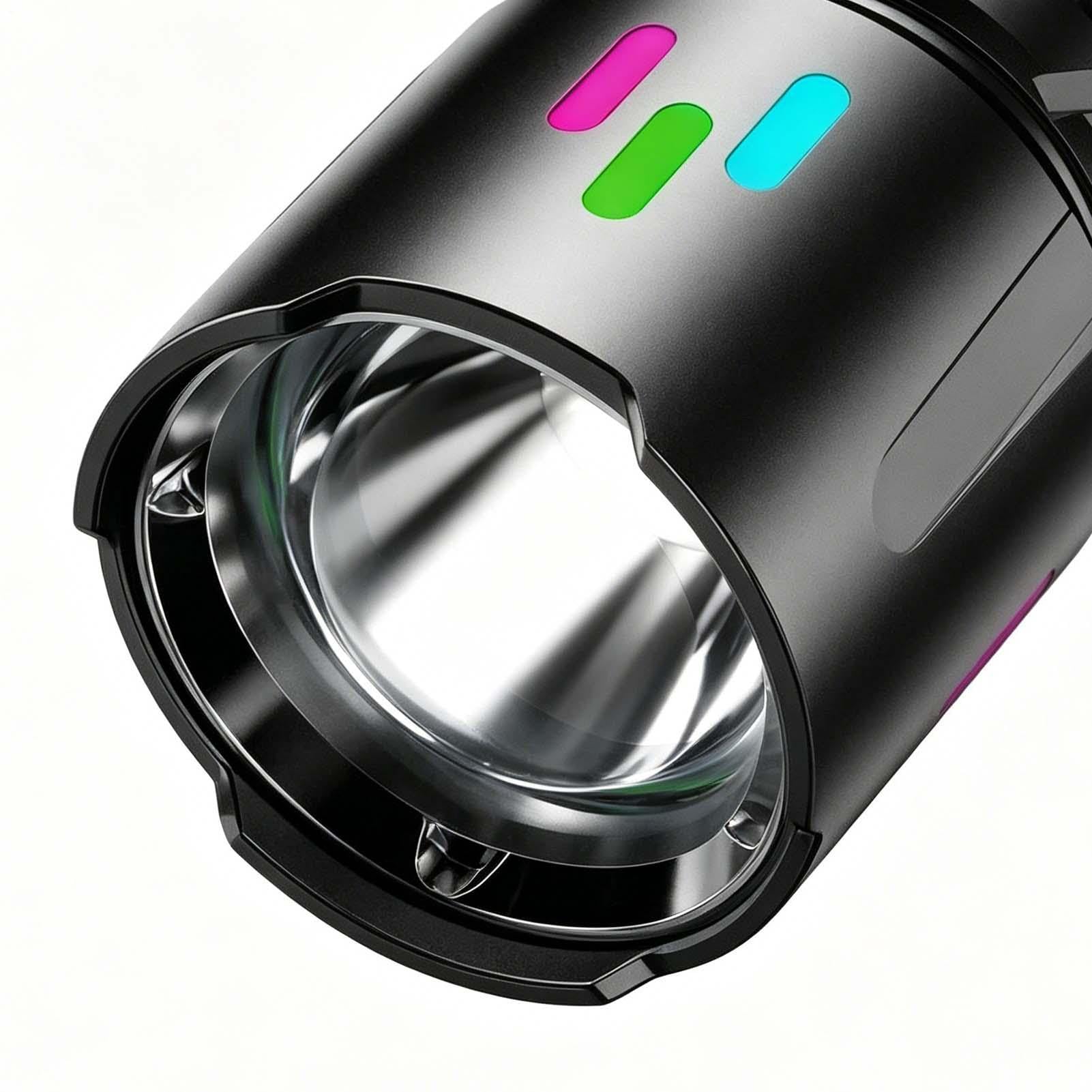Lampe Torche Magnétique Torche Puissante Zoomable 7 Modes