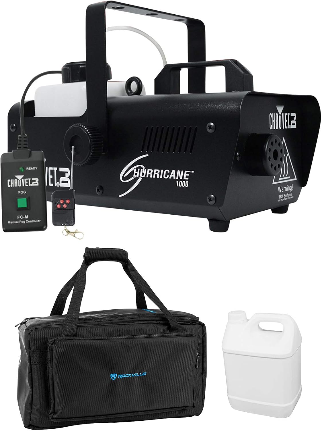 Maquina de humo compacto Chauvet DJ H1000 con bolsa impermeable miniatura 1