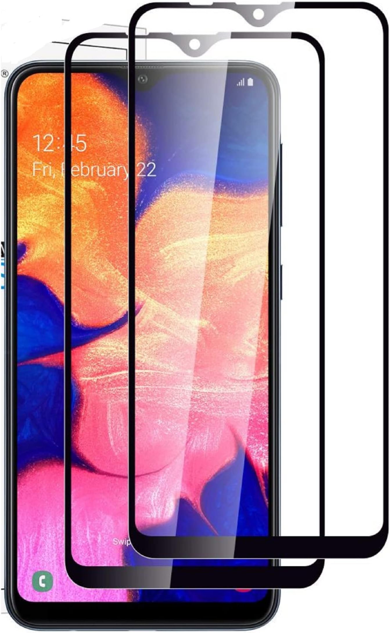 2-Pieces Tempered 5D Glass Screen Protector For Nokia C5 Endi