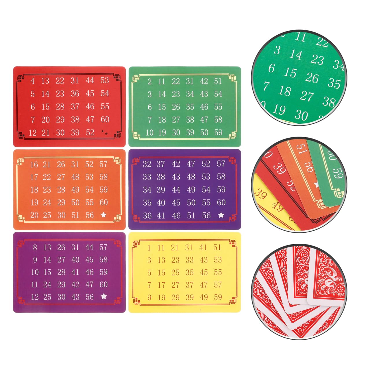 SUPVOX Telepathic Number Card Magic Toys 5 Decks Mind Reading Tricks for Stage Party Entertainment Interactive Mentalist Game - Image 2