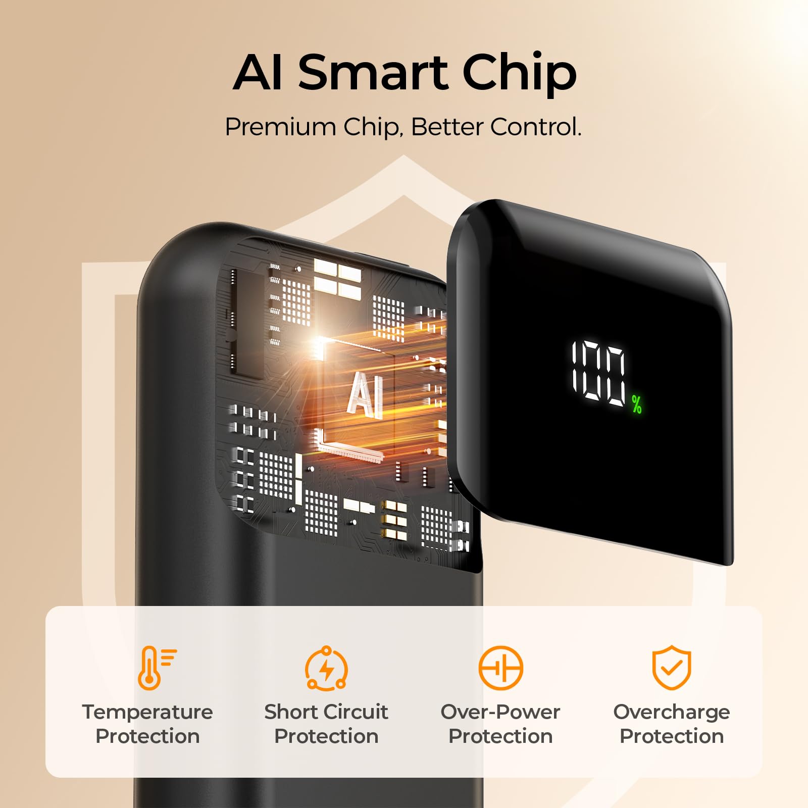 Hotdot Hand Warmers Rechargeable 2 Pack, 4 Heat Levels (104–131°F), Real-Time Temp & Battery Display, Electric Hand Warmers, Fast Heating, Fits in Gloves/Pocket, Gifts for Women & Men