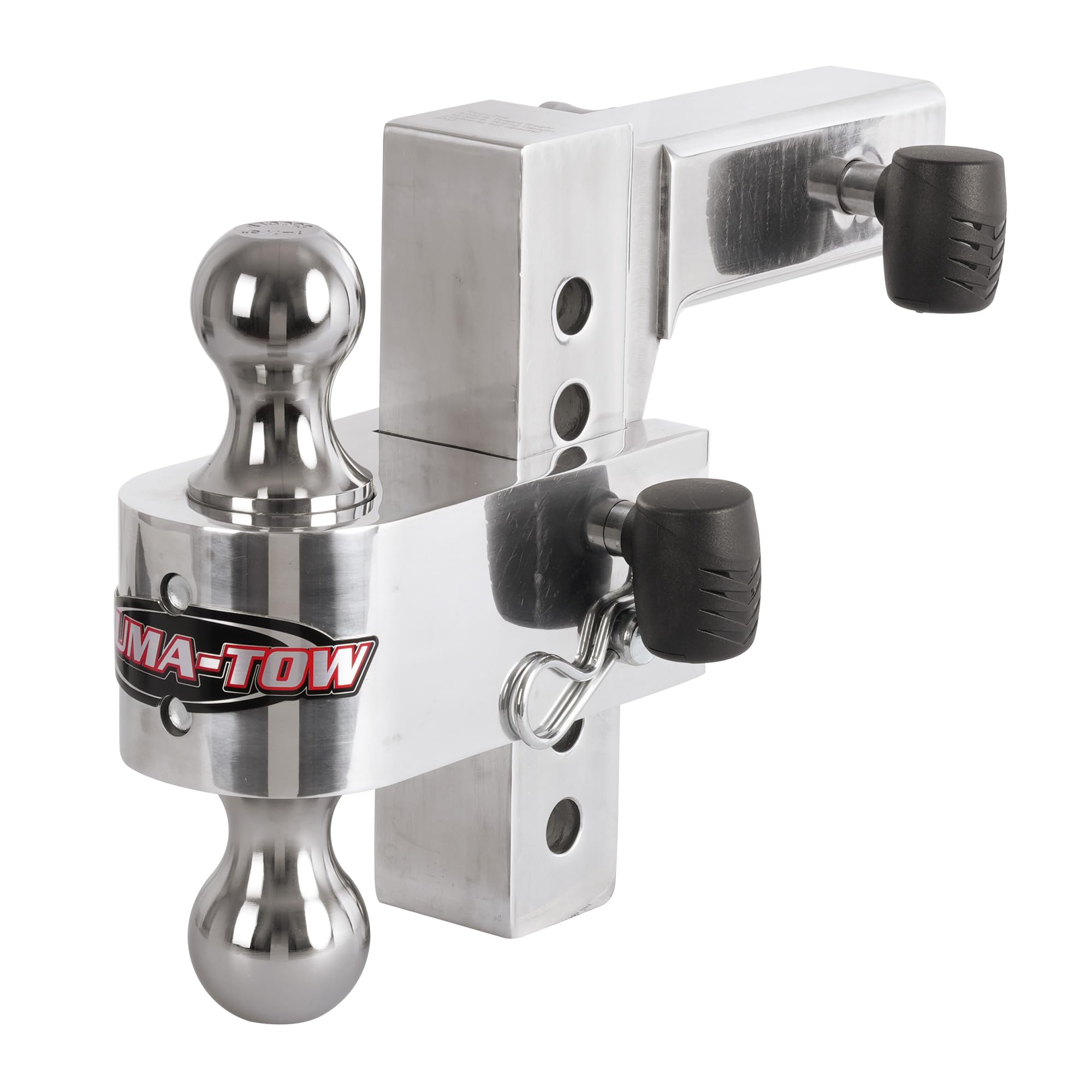 Uriah Aluma-Tow HD8 Kugelkupplung Für 8 Zoll (6,3 Cm) Anhänger – Verstellbar Mit 3 Kugeln & Diebstahlschutz