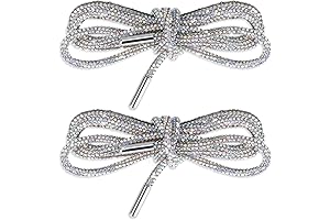 2PCS Glitter Shoe Laces Rope Bling Rope Shoe Laces Shiny Rhinestone Shoe...