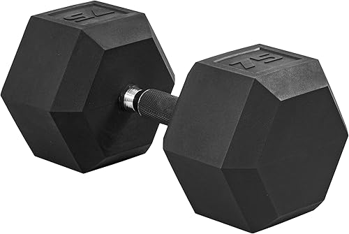 Miniatura 44 de CAP Barbell Coated Hex Dumbbell Weight - Single | 10-120 lbs | Multiple Options