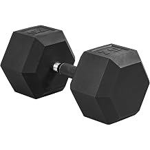CAP Barbell Coated Hex Dumbbell Weight - Single | 10-120 lbs | Multiple Options
