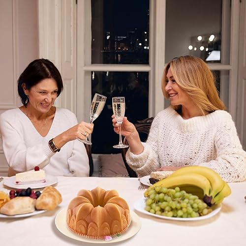 Miniatura 7 de Molde de aluminio para tartas, molde antiadherente para tartas Charlotte, fácil de limpiar, molde para hornear pasteles para cumpleaños, Navidad,