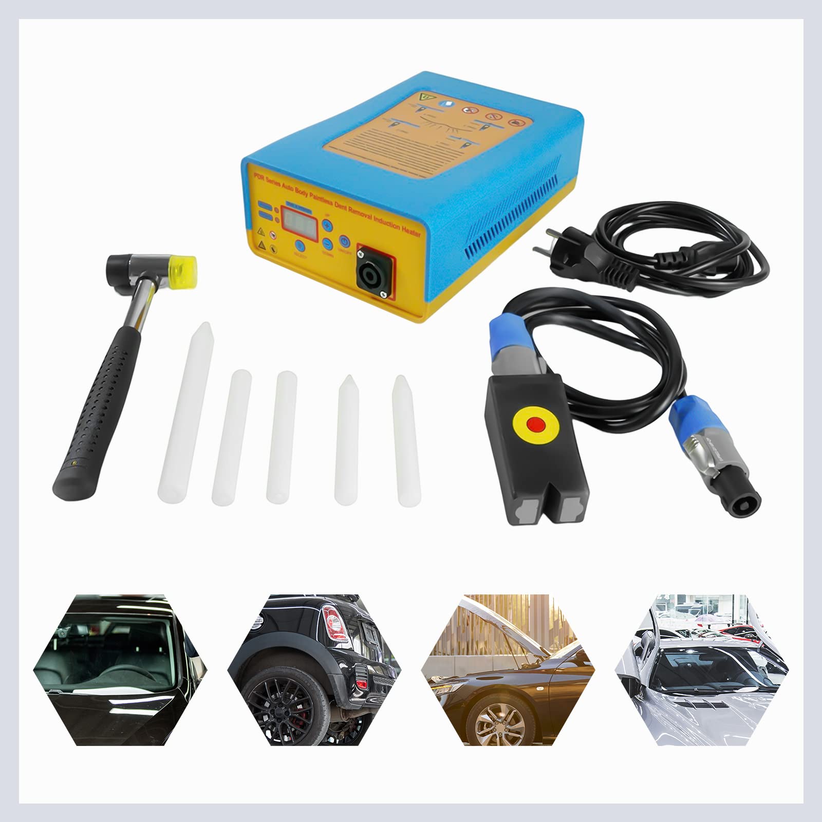 Induktionsheizgerät Hot Box Auto lackierfreie Dellen Reparatur Werkzeug PDR Hot Box Induktion Heizung Maschine lacklosReparatur Werkzeug Kit 220V