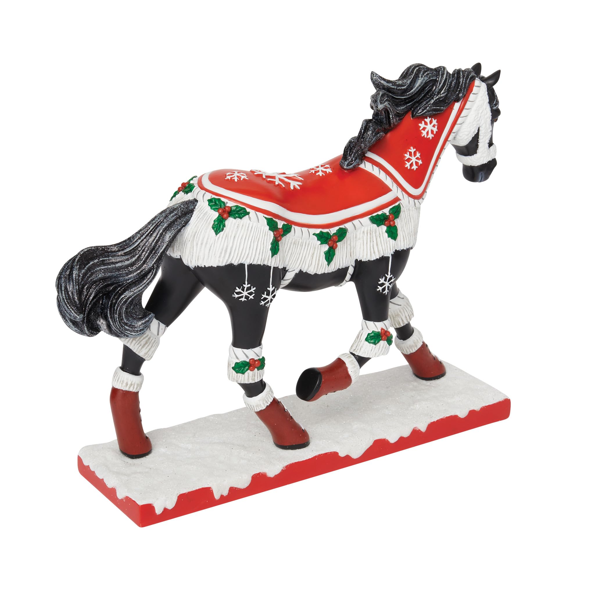 Enesco The Trail of Painted Ponies Weihnachtsfigur, gemütliche Zehen, 18 cm, Mehrfarbig