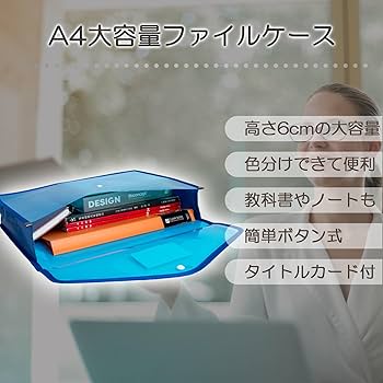 ファイルケース　オフィス用 Amazon | lifactlab. ファイルケース A4 書類 整理 収納