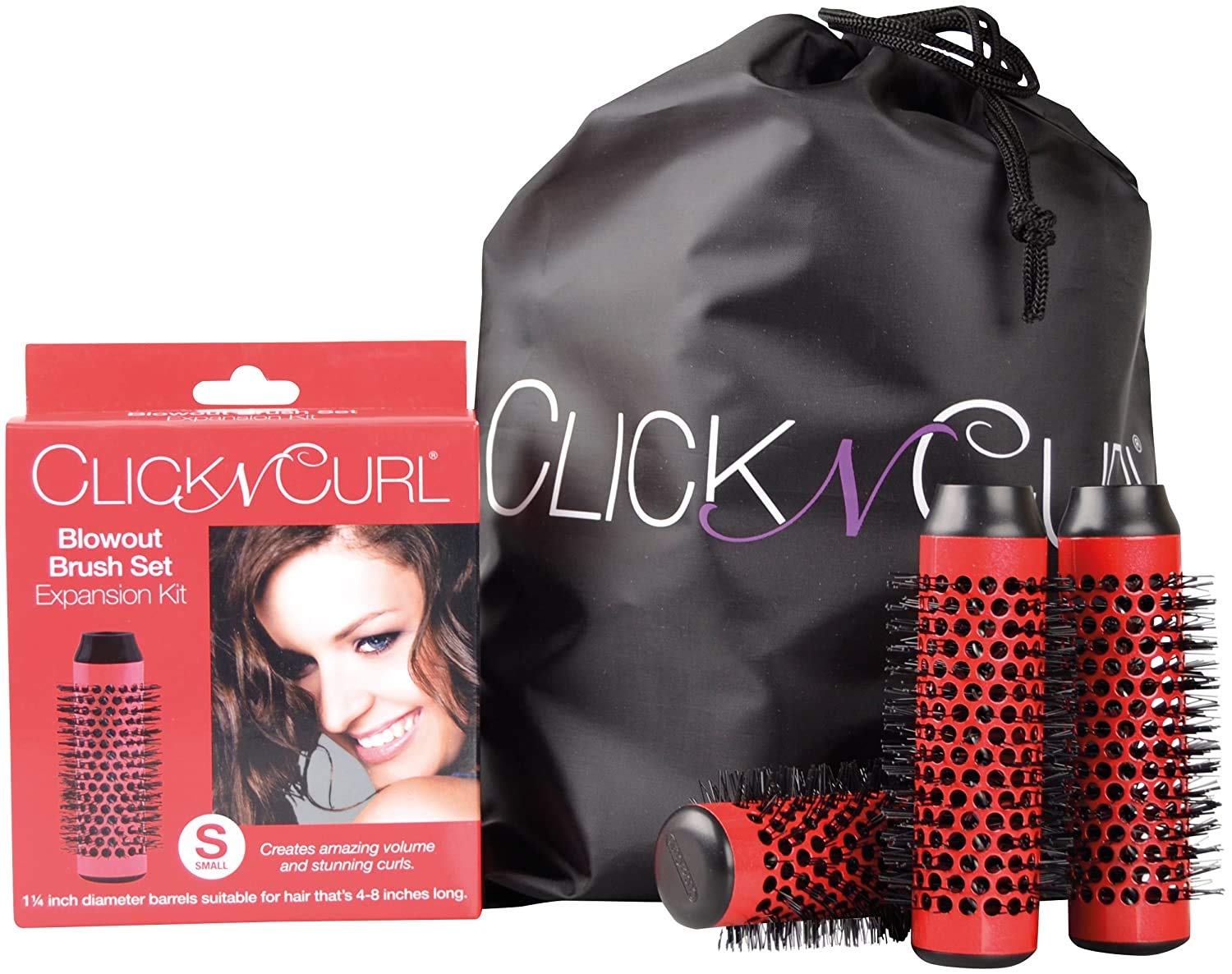 Click n Curl Blowout Brush Set Expansion Kit, Small
