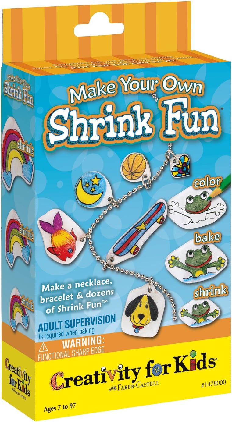 Creativity For Kids Make Your Own Shrink Fun Mini Craft Kit