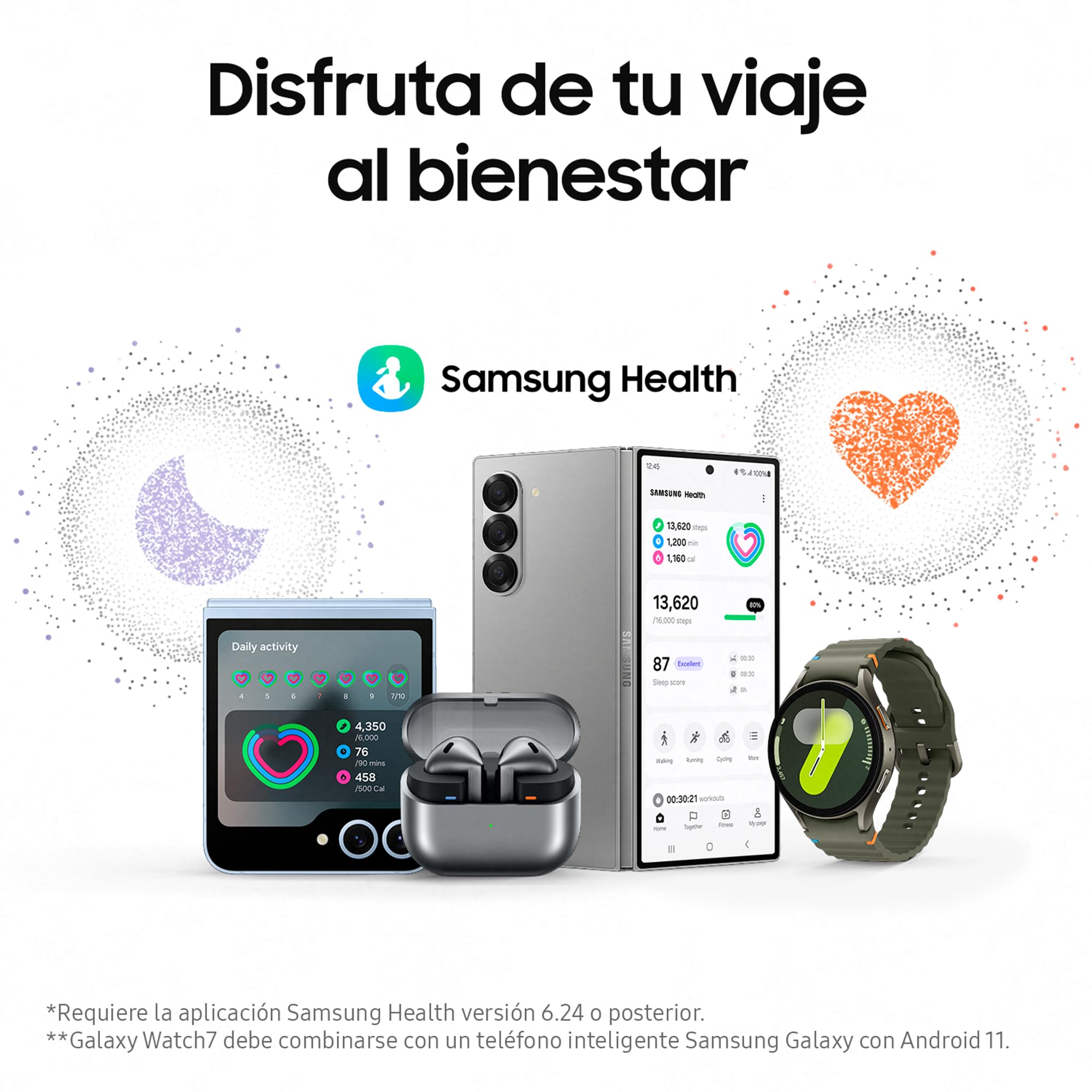 Samsung Galaxy Watch7 - Bluetooth, Smartwatch 40mm, Control de Salud, Seguimiento Deportivo, Color Beige, Garantía 3 Años + 1 año Extra (Versión española) — view 9