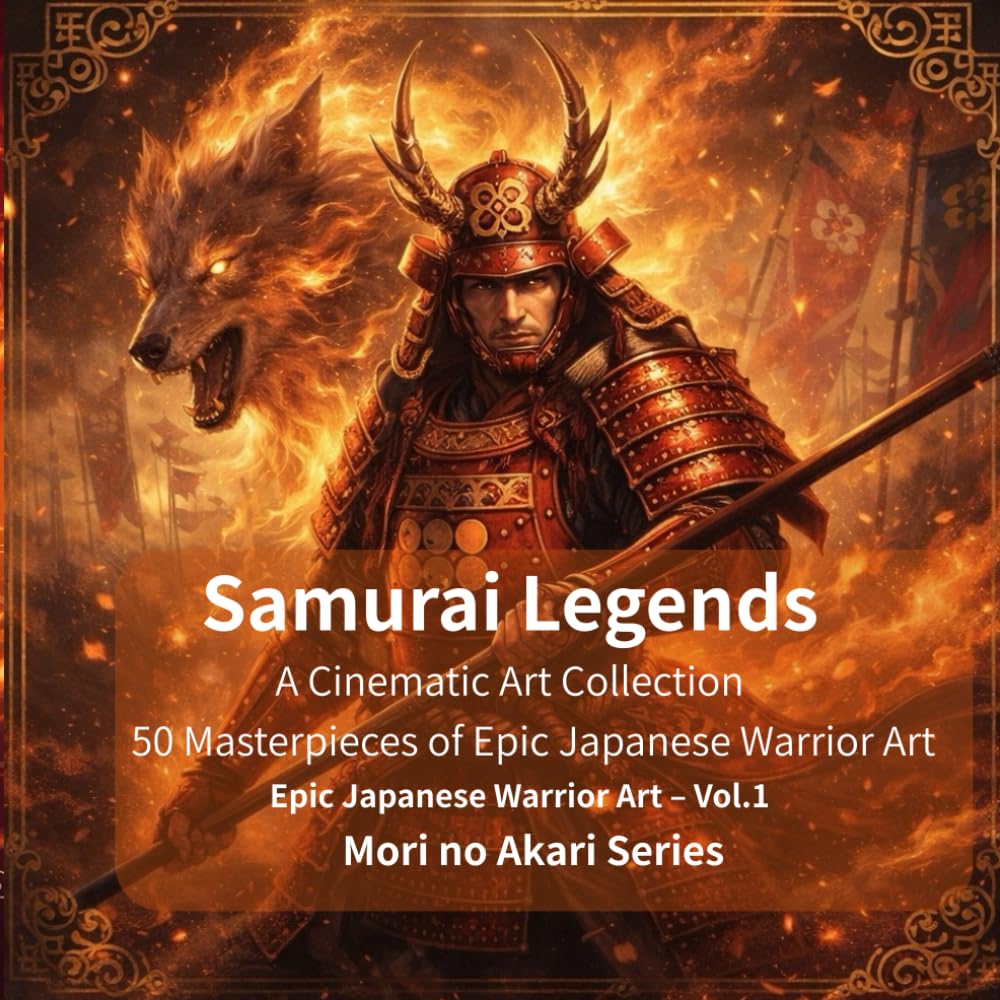 Samurai Legends: A Cinematic Art Collection – Vol.1: 50 Masterpieces of Epic Japanese Warrior Art (Mori no Akari: Samurai Art Series)
