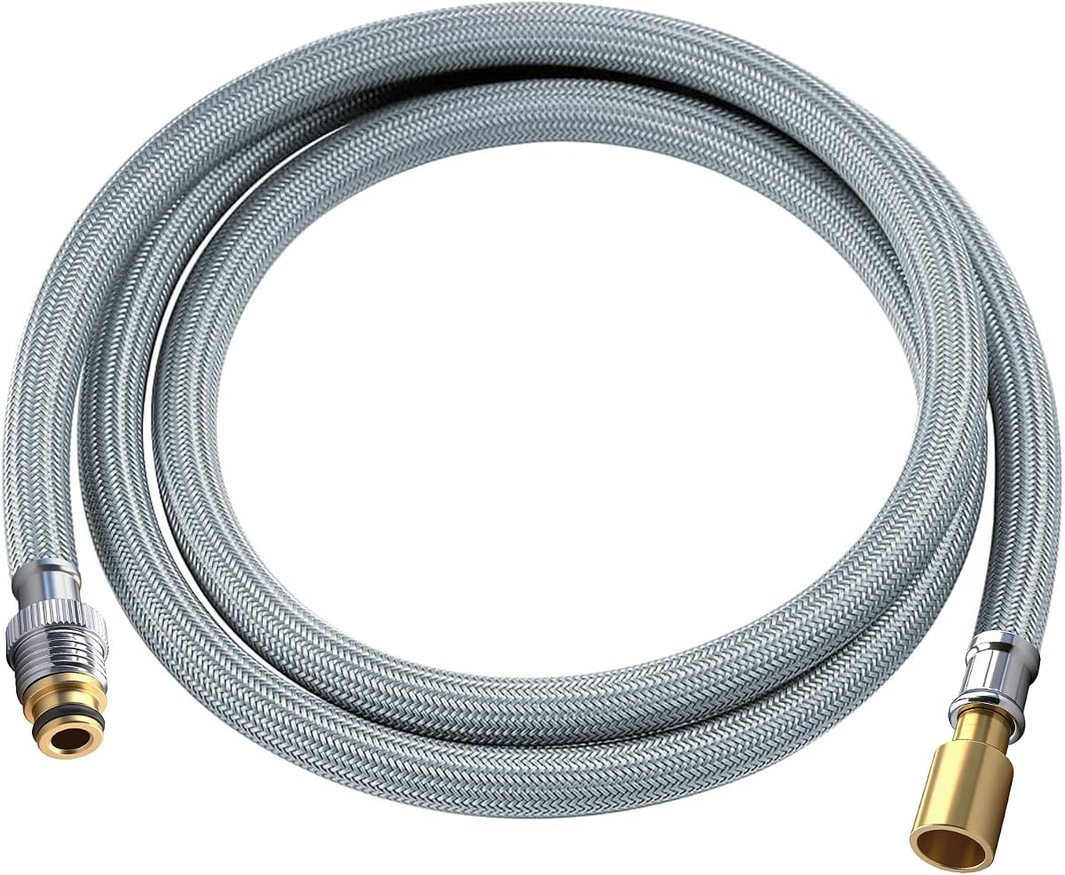 RP50390 RP62057 RP74608 Kitchen Faucet Pull Down Hose for Delta Faucet, 59" | Smooth retraction, resistant to kinking & cracking,Quick & Easy DIY Installation