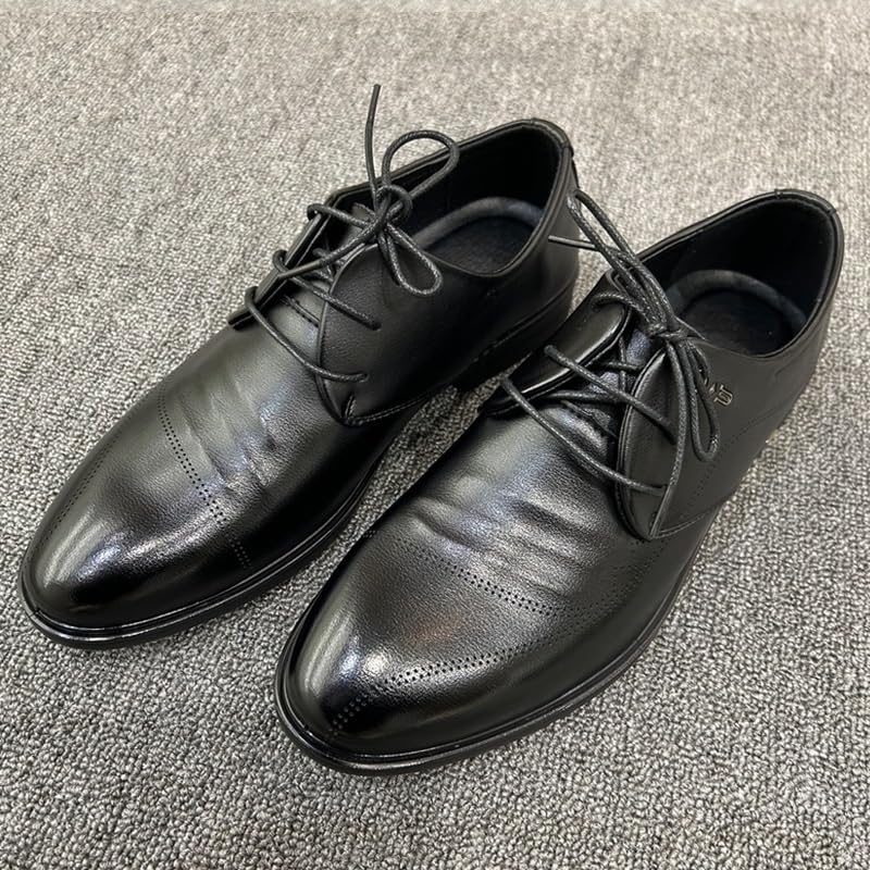 Mens Dress Oxford Formal Shoes Leather Comfortable Shoes Prom Wedding Business Office Loafers Shoes 5