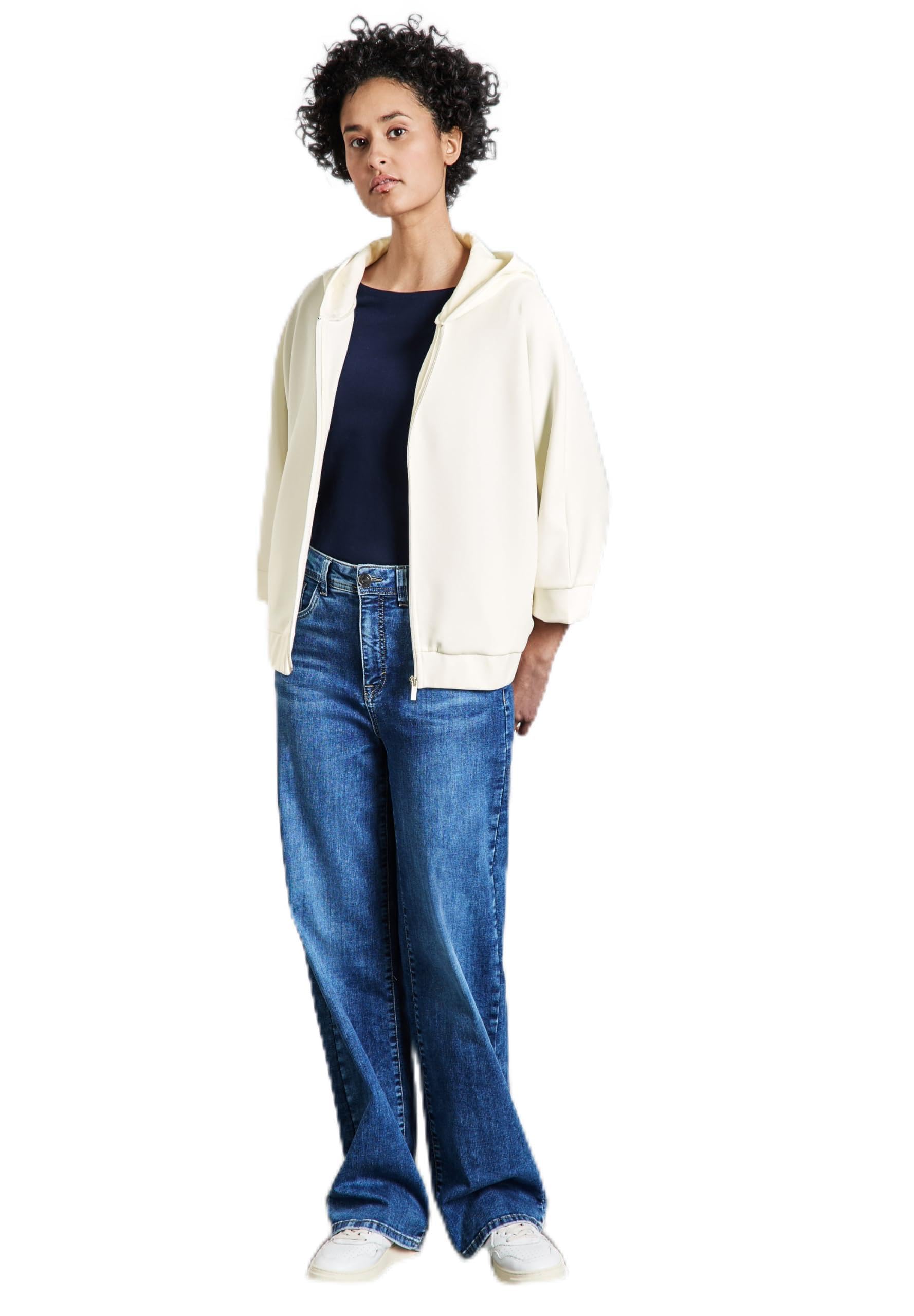 Street One Jedwabna bluza z kapturem Kobiety A322804