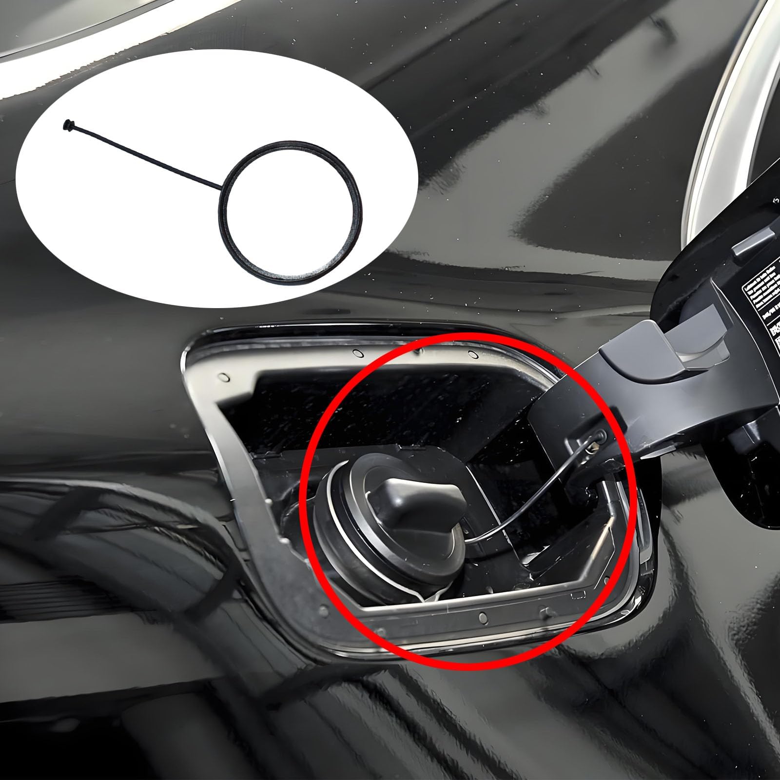 Taśma mocująca do Mercedes Benz akcesoria MB C E S Klasa W W203 W169 W171 W172 W204 X204 W211 W212 W220 W221 W245, korek wlewu paliwa, taśma mocująca, gumowa taśma do pokrywy wlewu paliwa, akcesoria