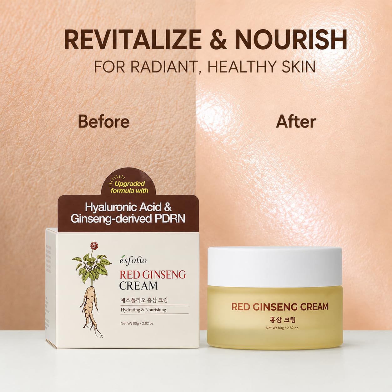 Amazon.com : esfolio made in Korea Red Ginseng Nourishing Cream