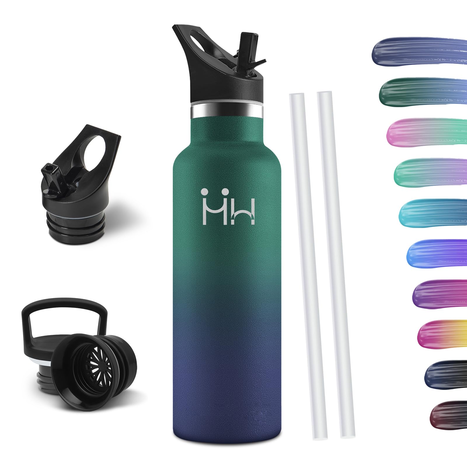 HoneyHolly Thermal Bottle 750 ml, Reusable BPA Free, Stainless Steel Water Bottle, Double Wall Vacuum Insulation, Thermal Canteen for Adults, Sports, Office, Yoga | Water Bottle