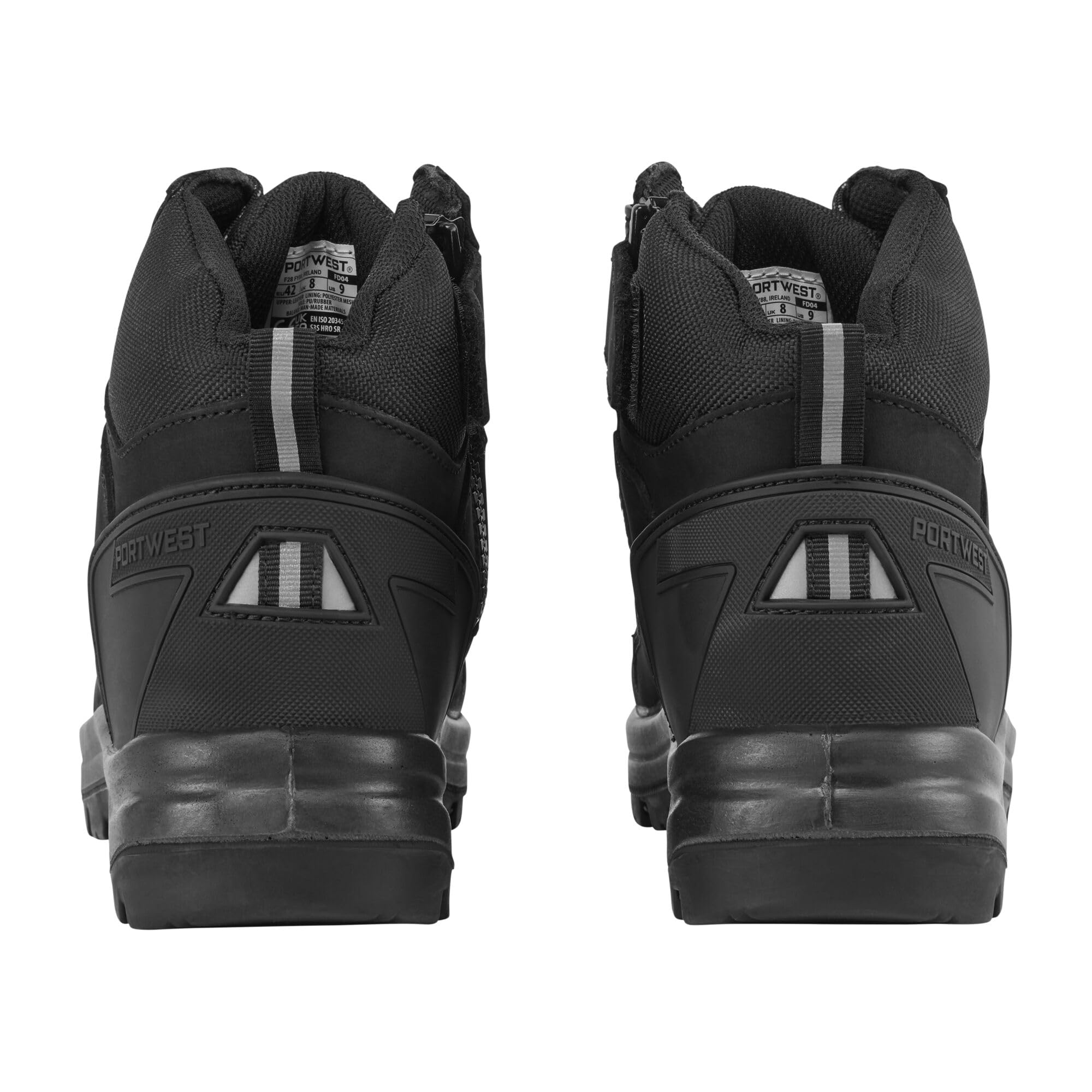 Portwest Botas de seguridad con puntera antiabrasión, piel Nubuck FD04