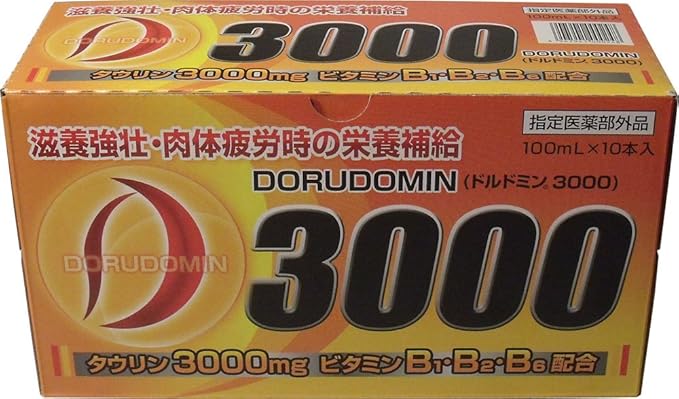 -54%【652円 (65円/本)】[PR]ドルドミン3000 10本パック 指定医薬部外品 栄養ドリンク 常盤薬品工業