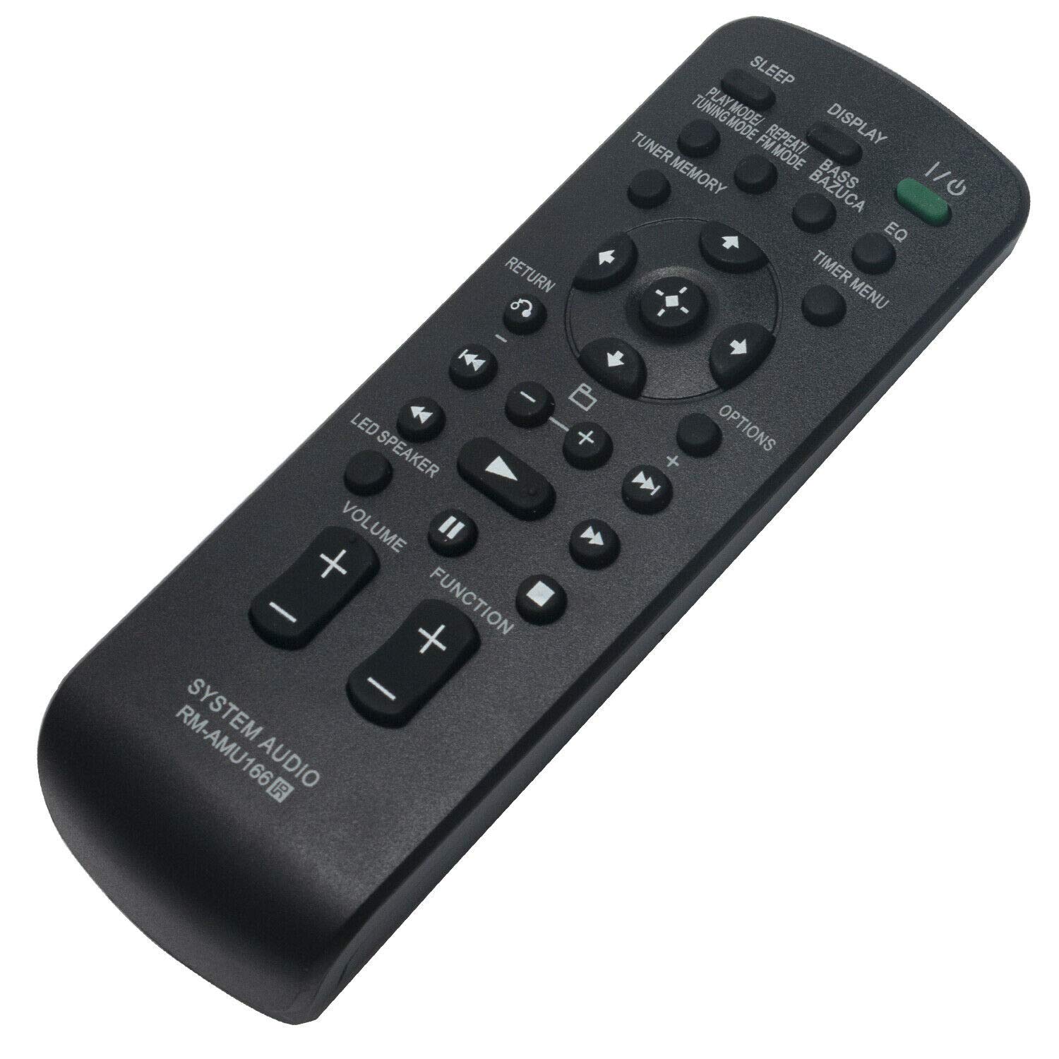 RM-AMU166 Replace Remote for Sony Home Audio RDH-GTK37iP FST-GTK17iP FST-GTK37IP GTK-X1BT