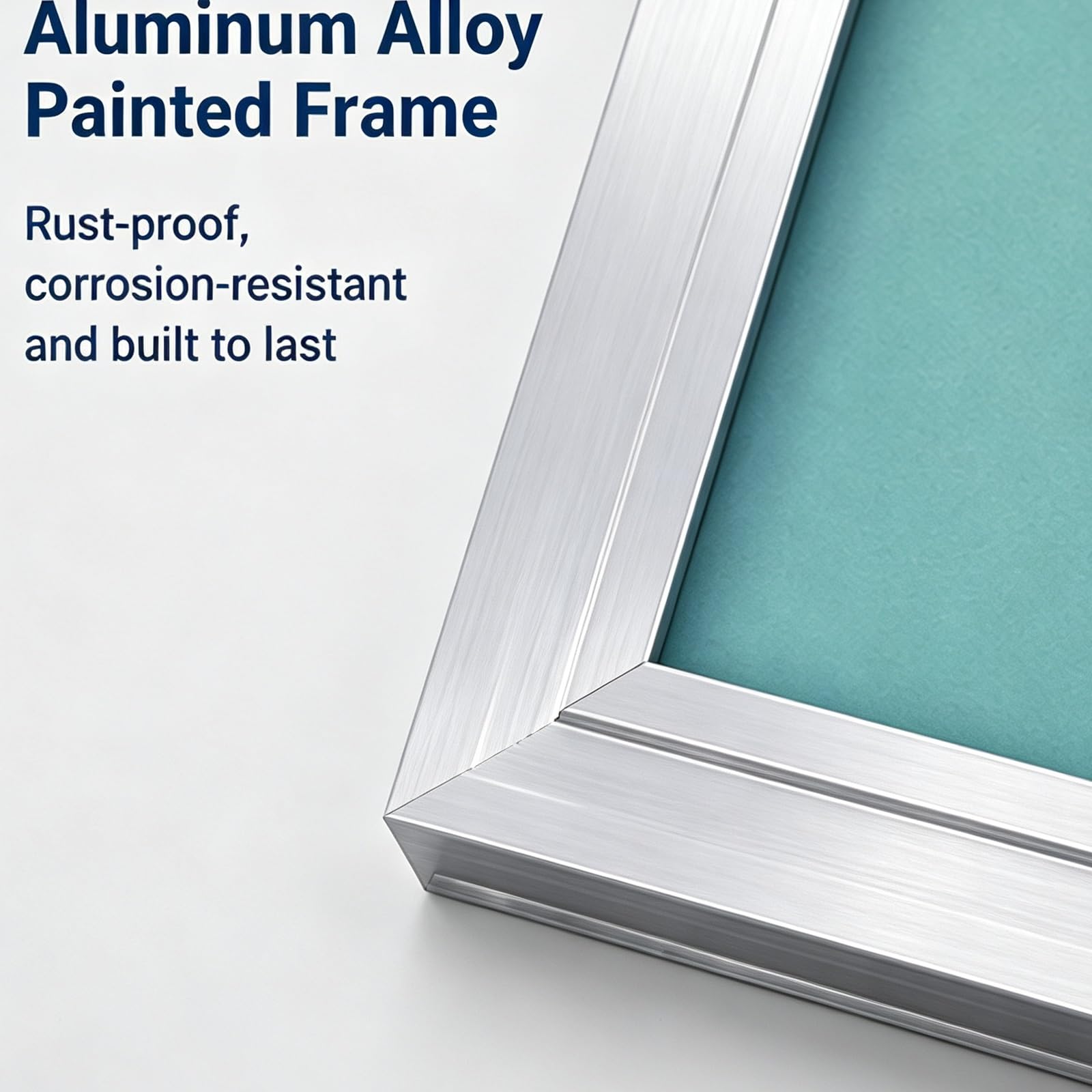 Panel Rewizyjny do Płyt Gipsowo-kartonowych, Wpuszczany | Aluminiowa Rama z Płytą Gipsowo-kartonową, Cynkowy Uchwyt, do Łazienki w Piwnicy na Poddaszu(65x80)
