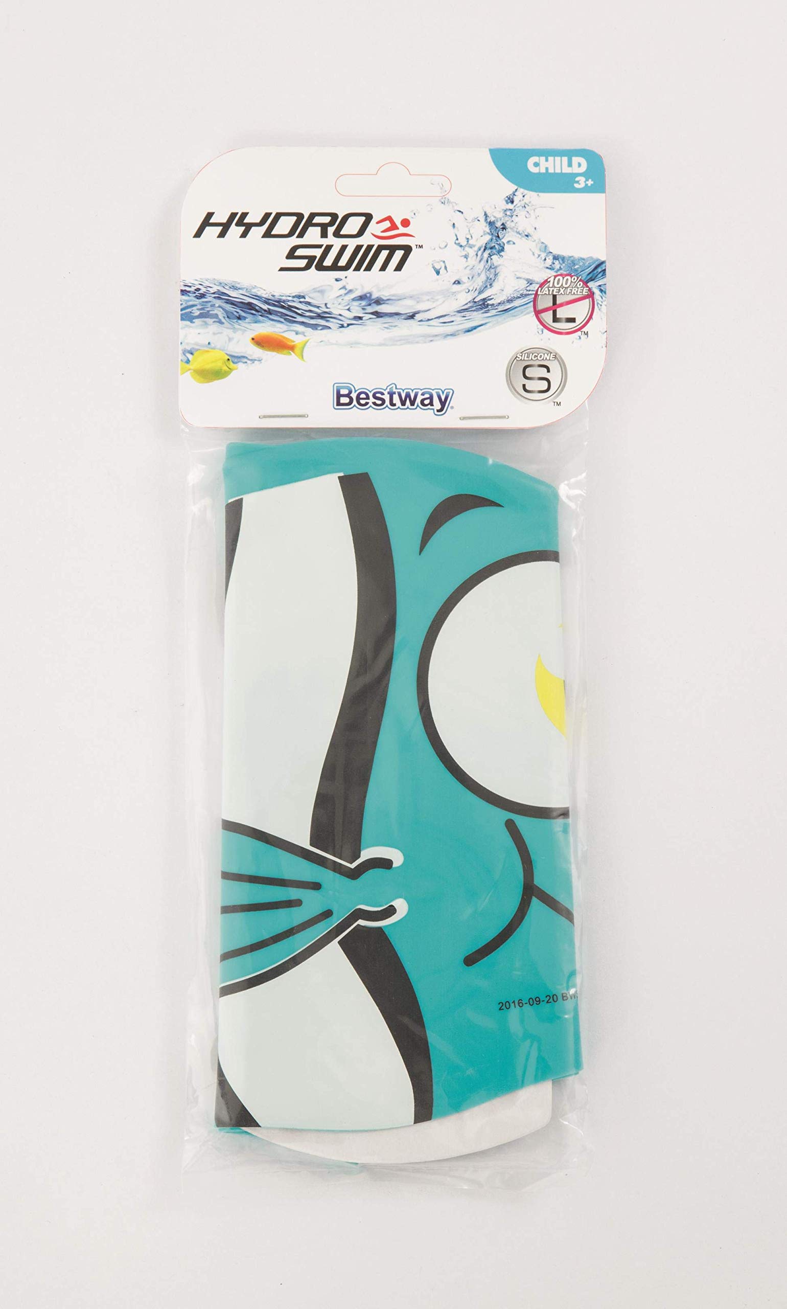 Bestway 26025 Hydro-Swim Unisex Silicon Lil' Buddy Swim Cap, Age-3 Years Above (Blue)