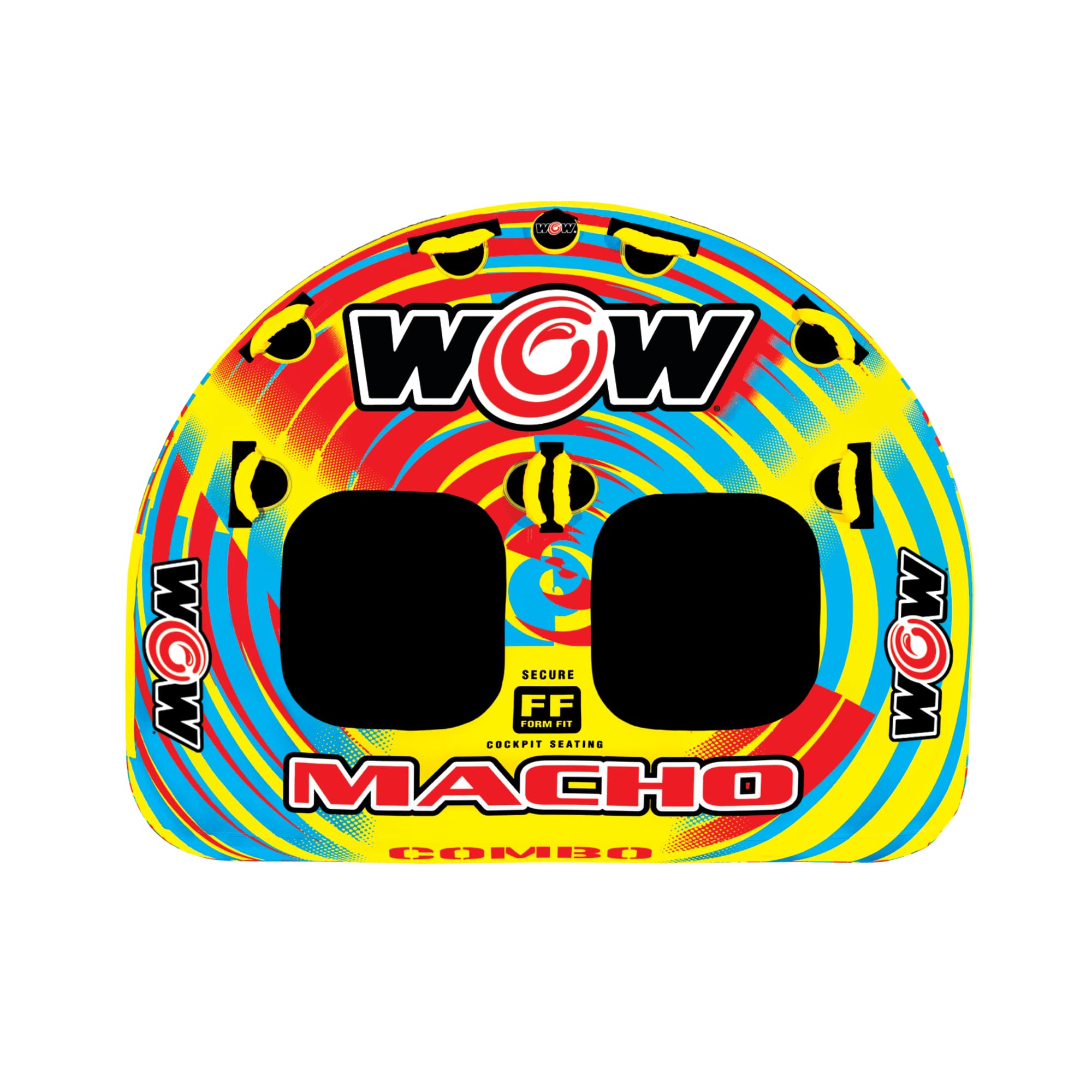 Wow Sports Macho Combo Towable Tubes for Boating, Accessories for Tubing, Water Tube for Boats