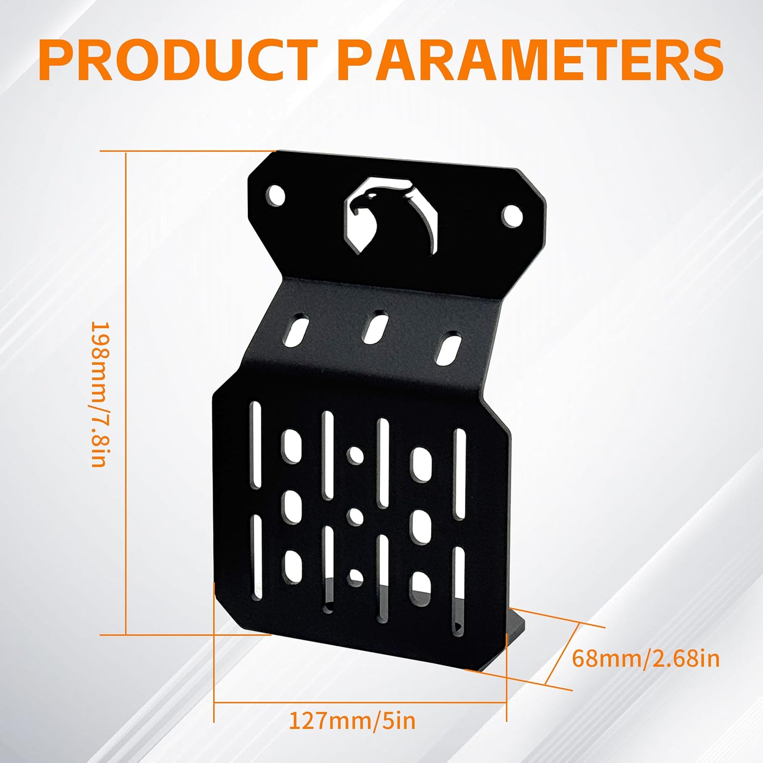 Just-V Truck Bed Rail Side Mount Holder for Toyota Tacoma 2005-2026
