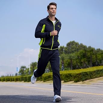 Rdruko Jogginganzug Herren Set Trainingsanzug Sportanzug Langarm Freizeitanzug Männer Tracksuit für Fußball Gym