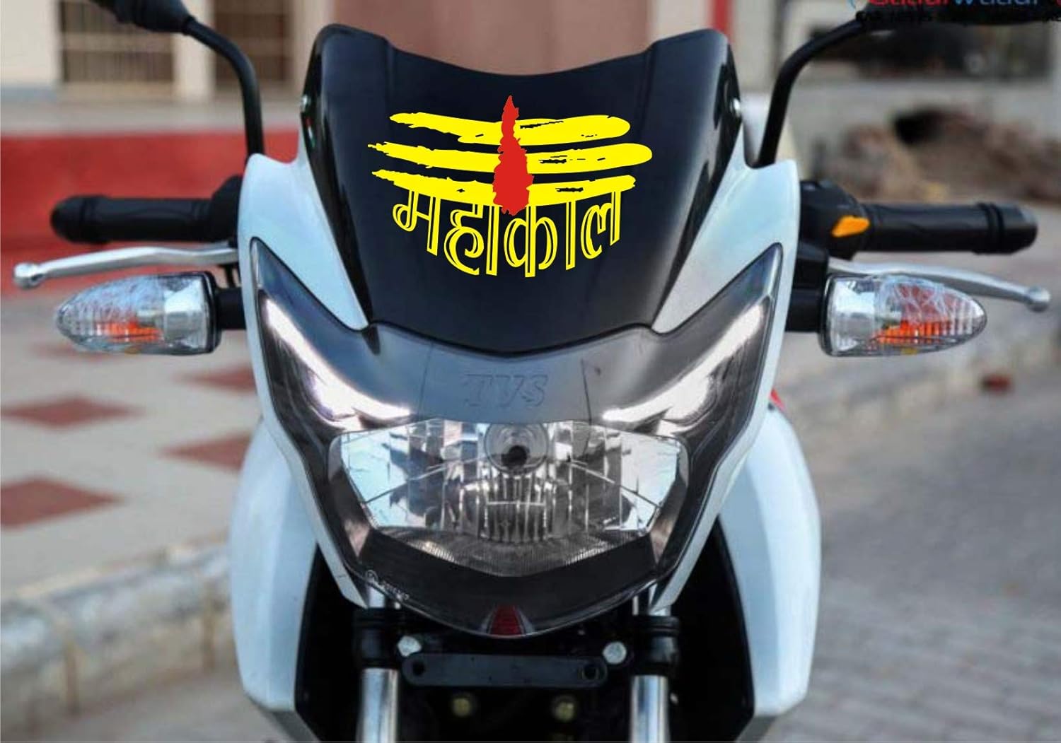 Mahakal Radium Reflective Sticker for Bike Car Almirah Refrigerator