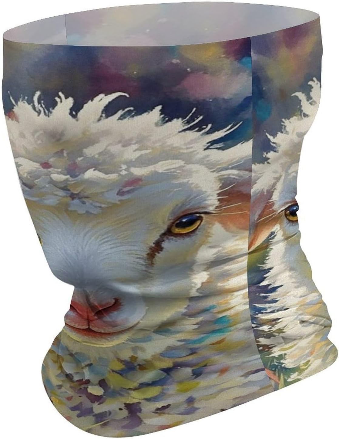 Cute Sheep UV Protection Face Mask, Cooling Headscarf image 3