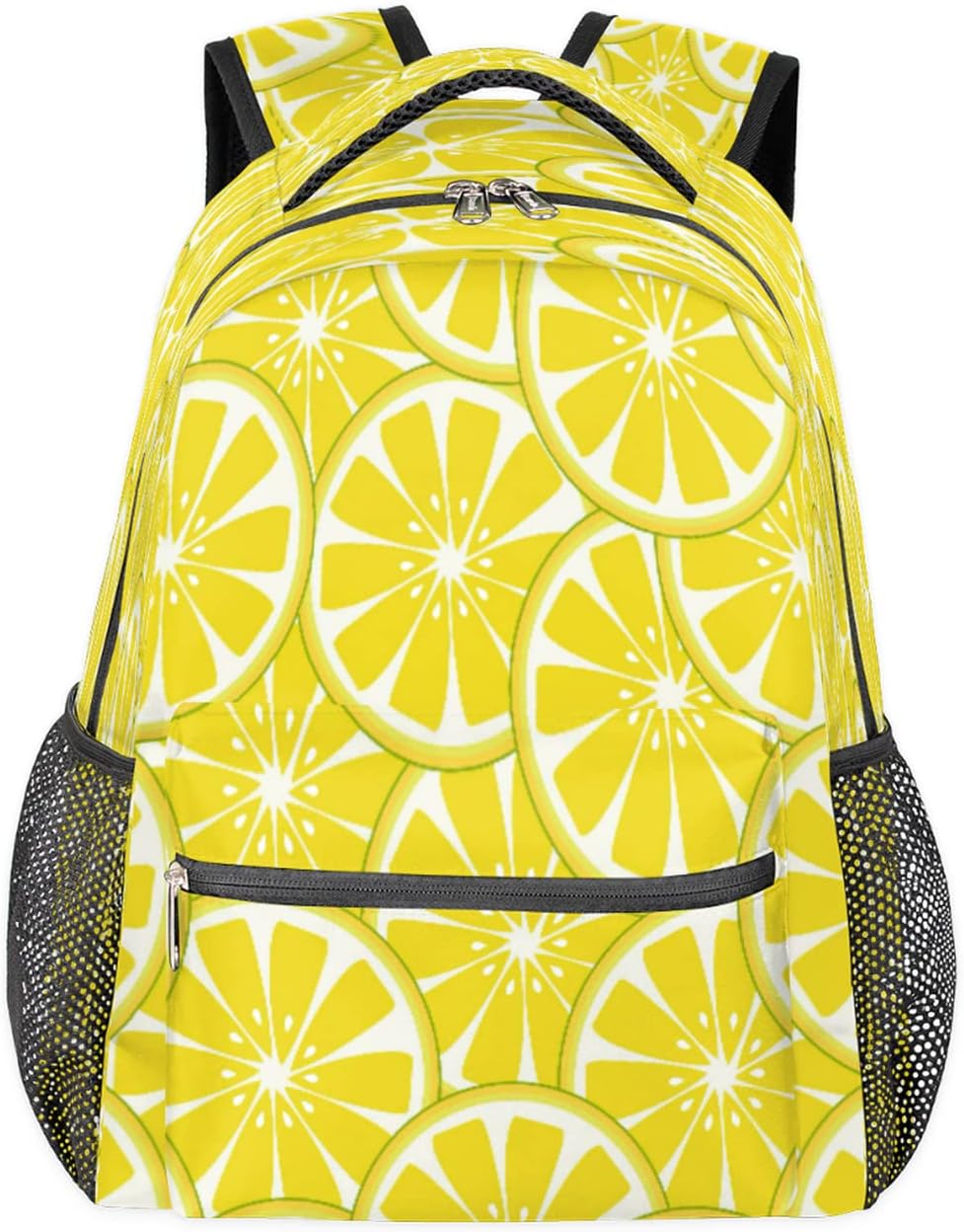 lemon print backpack