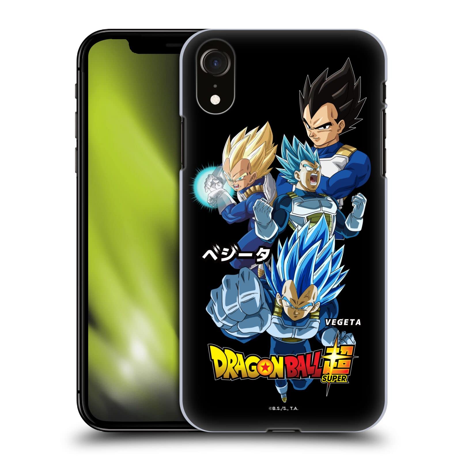 Head Case Designs Officially Licensed Dragon Ball Super Vegeta Universe Survival Characters Hard Back Case Compatible with Apple iPhone XR