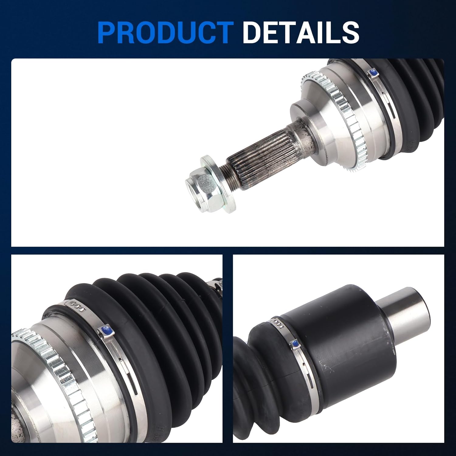 Autoround 662086 CV Axle Shaft Assembly Compatible with Ford Escape 2001-2012, Mazda Tribute 2001-2009, Mercury Mariner 2005-2011, Front Right Passenger Side