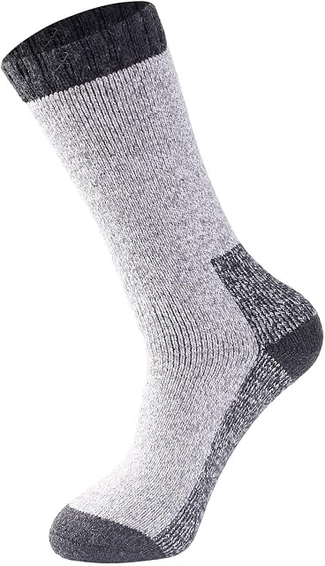 COSHAL® Men's Merino Wool Heavy Duty Socks Comfortable thick for winter warm breathable outdoor walking hiking trekking sport quality thermal cushioned 2.4 TOG UK Size 6-11