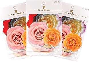 Paper House Productions Rose Garden 24-Piece Scrapbook Die-Cut Stickers - 3 Packs