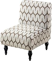 Vista 9 de Funda para silla sin brazos Eco-Ancheng - Fundas removibles, lavables e impresas para sala de estar y comedor