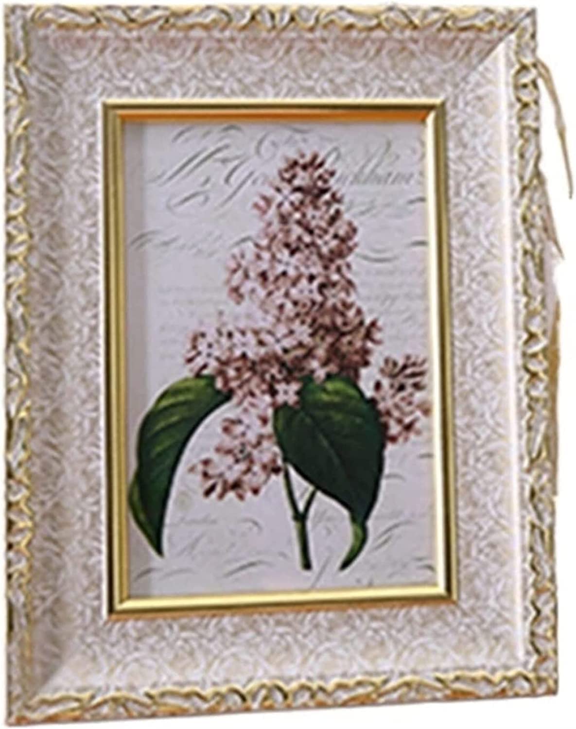Cadre photo rétro doré 7 pouces pour bureau et décoration murale maison